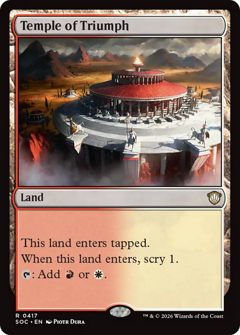 Temple of Triumph [Secrets of Strixhaven Commander] - The Mythic Store | 24h Order Processing