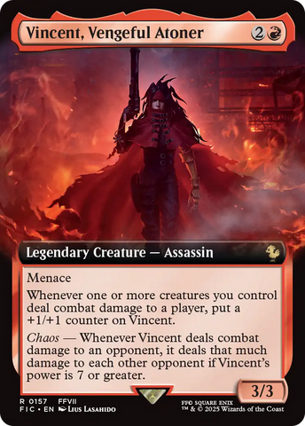 Vincent, Vengeful Atoner (Extended Art) [FINAL FANTASY Commander] - The Mythic Store | 24h Order Processing