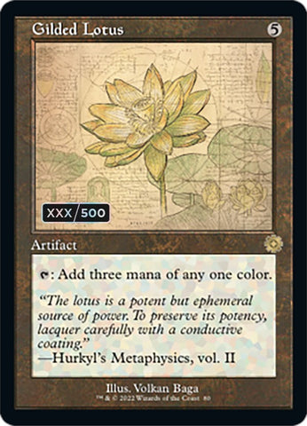 Gilded Lotus (Retro Schematic) (Serialized) [The Brothers' War Retro Artifacts] - The Mythic Store | 24h Order Processing