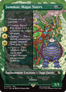 Summon: Magus Sisters (Borderless) [FINAL FANTASY Commander] - The Mythic Store | 24h Order Processing