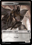 Spirit (0039) // Knight Double-Sided Token [Commander Masters Tokens] - The Mythic Store | 24h Order Processing