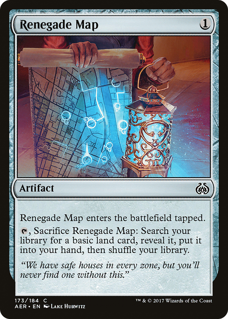 Renegade Map [Aether Revolt] - The Mythic Store | 24h Order Processing