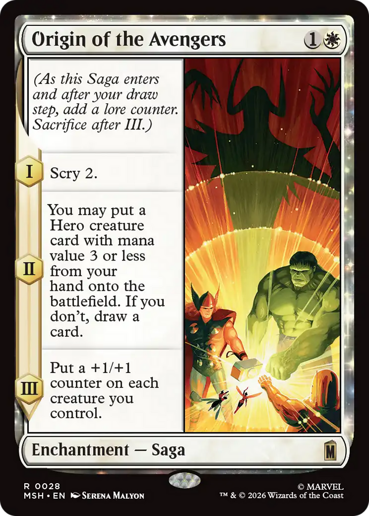 Origin of the Avengers [Marvel Super Heroes] - The Mythic Store | 24h Order Processing