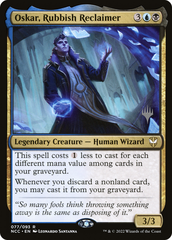 Oskar, Rubbish Reclaimer (Promo Pack) [Streets of New Capenna Commander Promos] - The Mythic Store | 24h Order Processing