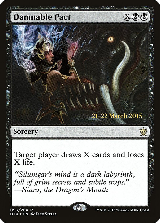 Damnable Pact [Dragons of Tarkir Prerelease Promos] - The Mythic Store | 24h Order Processing