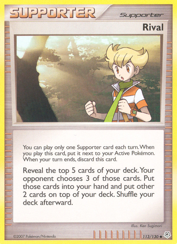 Rival (113/130) [Diamond & Pearl: Base Set] - The Mythic Store | 24h Order Processing
