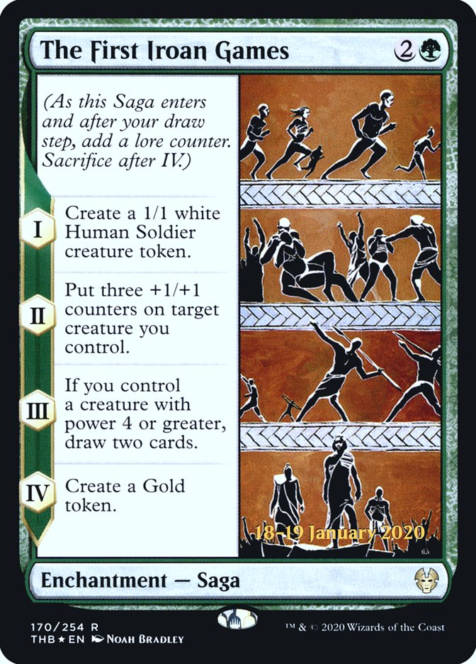 The First Iroan Games [Theros Beyond Death Prerelease Promos] - The Mythic Store | 24h Order Processing