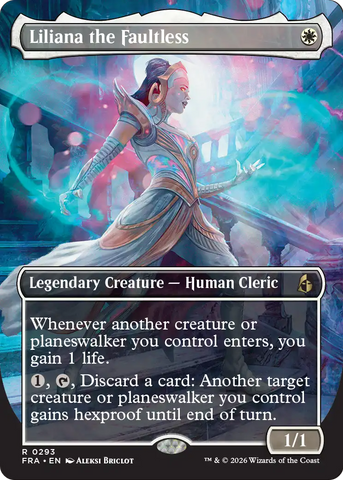 Liliana the Faultless (Borderless) [Reality Fracture] - The Mythic Store | 24h Order Processing