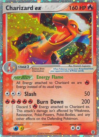 Charizard ex (105/112) [EX: FireRed & LeafGreen] - The Mythic Store | 24h Order Processing