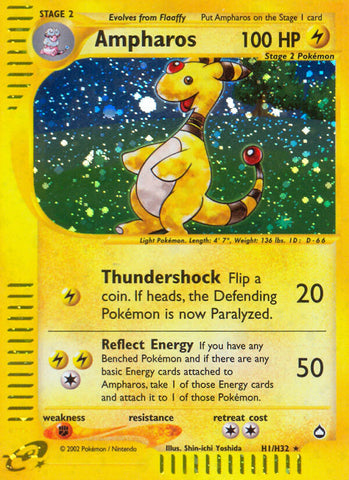 Ampharos (H1/H32) [Aquapolis] - The Mythic Store | 24h Order Processing