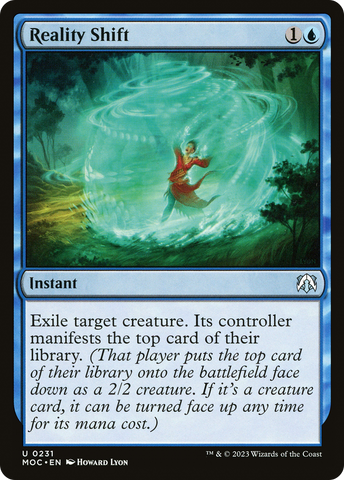 Reality Shift [March of the Machine Commander] - The Mythic Store | 24h Order Processing