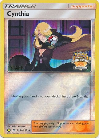 Cynthia (119a/156) (Regional Championship Promo Staff) [Sun & Moon: Ultra Prism] - The Mythic Store | 24h Order Processing
