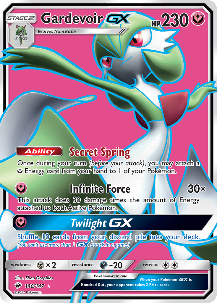 Gardevoir GX (140/147) [Sun & Moon: Burning Shadows] - The Mythic Store | 24h Order Processing