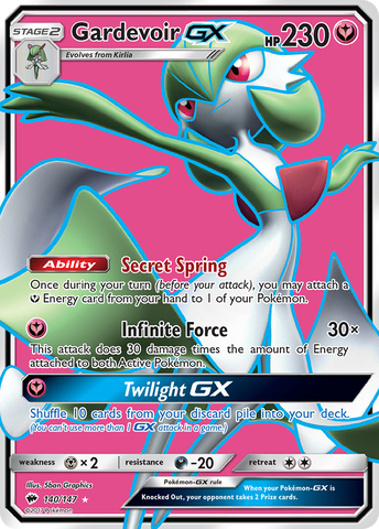 Gardevoir GX (140/147) [Sun & Moon: Burning Shadows] - The Mythic Store | 24h Order Processing