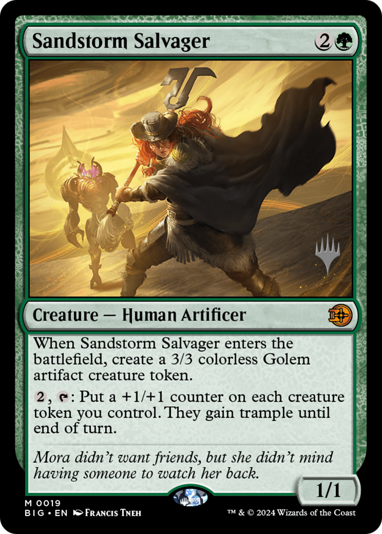 Sandstorm Salvager [Outlaws of Thunder Junction: The Big Score Promos] - The Mythic Store | 24h Order Processing