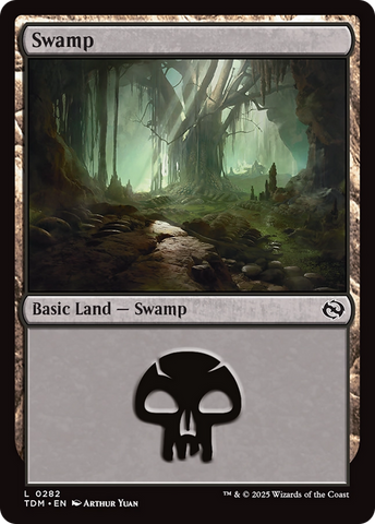 Swamp (0282) [Tarkir: Dragonstorm] - The Mythic Store | 24h Order Processing