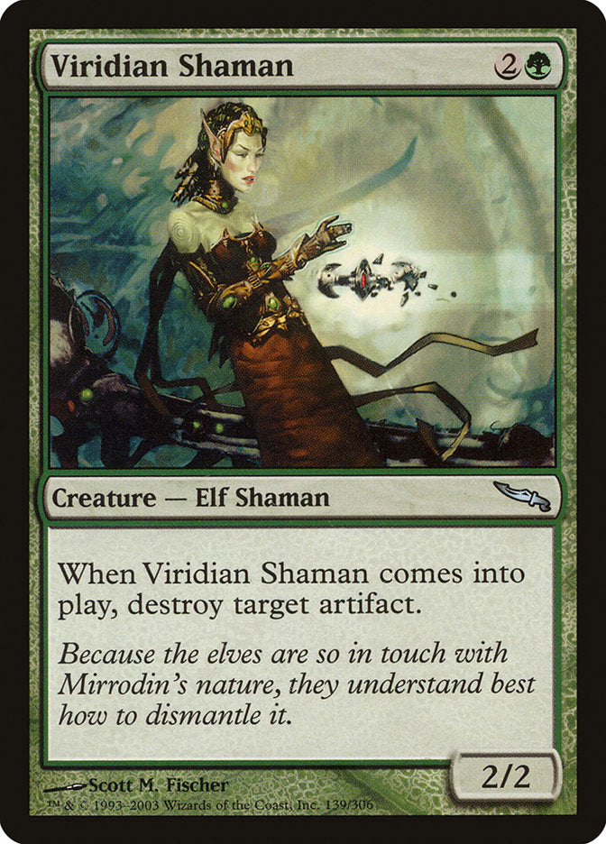 Viridian Shaman [Mirrodin] - The Mythic Store | 24h Order Processing