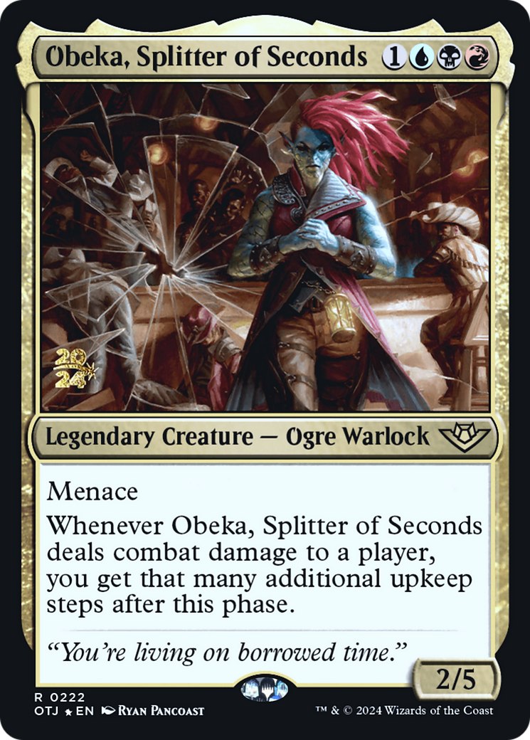 Obeka, Splitter of Seconds [Outlaws of Thunder Junction Prerelease Promos] - The Mythic Store | 24h Order Processing