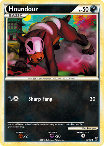 Houndour (53/90) [HeartGold & SoulSilver: Undaunted] - The Mythic Store | 24h Order Processing