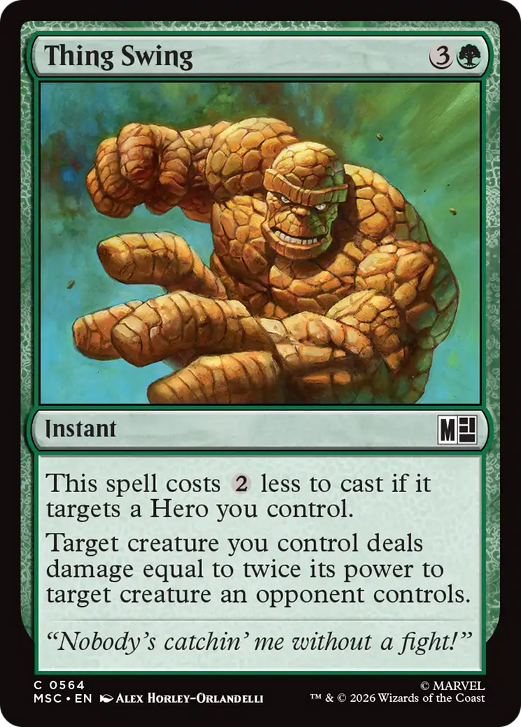 Thing Swing [Marvel Super Heroes Commander] - The Mythic Store | 24h Order Processing