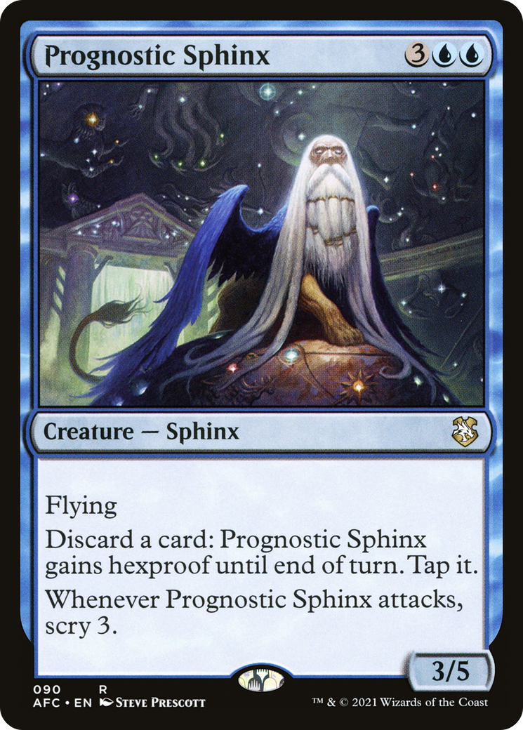 Prognostic Sphinx [Dungeons & Dragons: Adventures in the Forgotten Realms Commander] - The Mythic Store | 24h Order Processing
