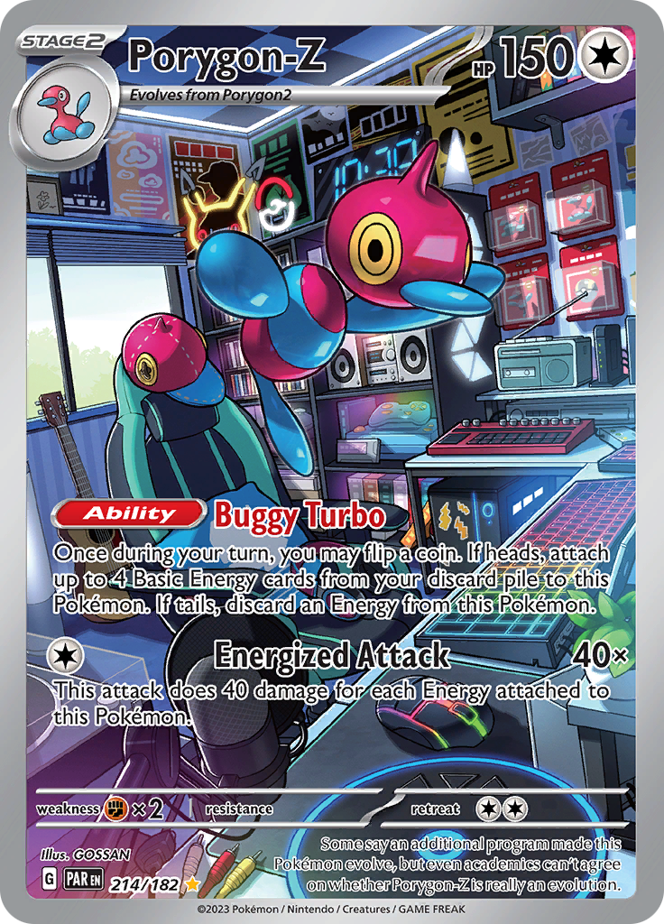 Porygon-Z (214/182) [Scarlet & Violet: Paradox Rift] - The Mythic Store | 24h Order Processing