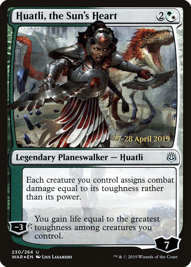 Huatli, the Sun's Heart [War of the Spark Prerelease Promos] - The Mythic Store | 24h Order Processing