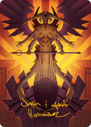 Atraxa, Praetors' Voice Art Card (Gold-Stamped Signature) [March of the Machine Art Series] - The Mythic Store | 24h Order Processing
