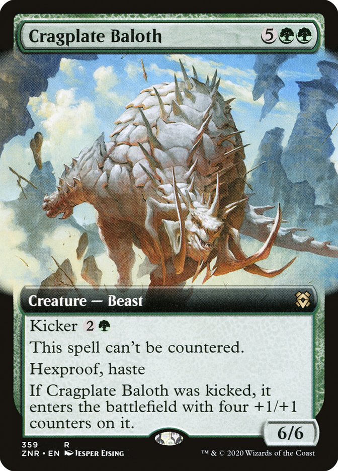 Cragplate Baloth (Extended Art) [Zendikar Rising] - The Mythic Store | 24h Order Processing