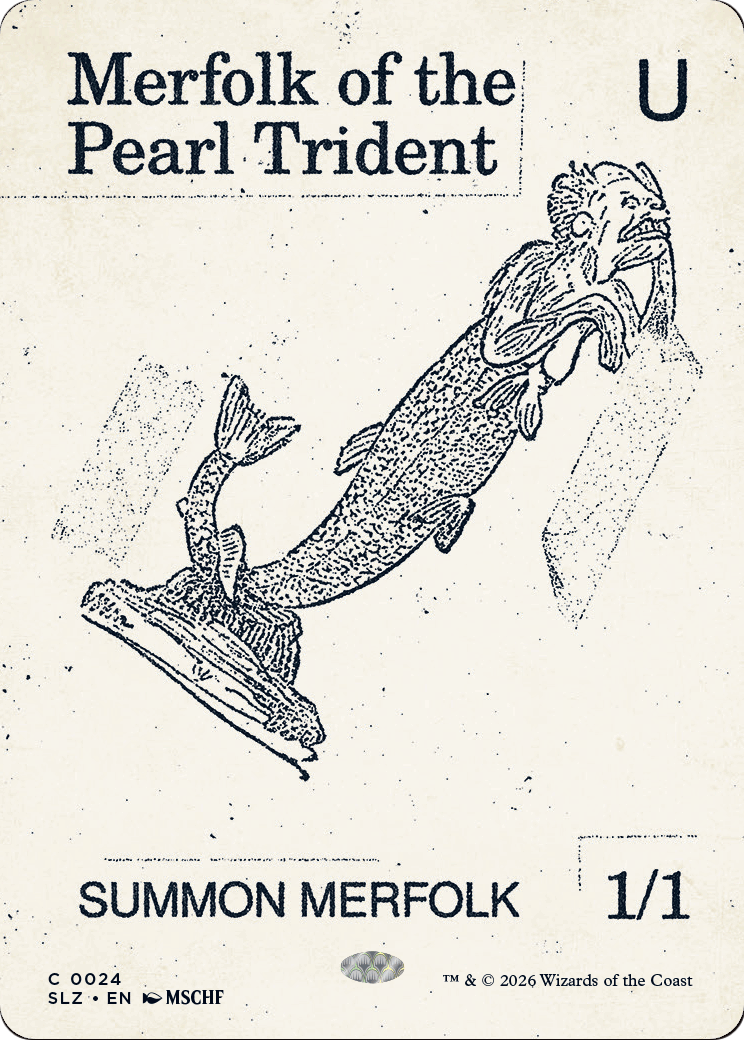 Merfolk of the Pearl Trident (0024) [Secret Lair x MSCHF: The Zeta Set] - The Mythic Store | 24h Order Processing
