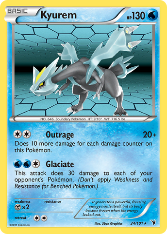 Kyurem (34/101) [Black & White: Noble Victories] - The Mythic Store | 24h Order Processing
