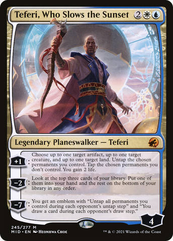 Teferi, Who Slows the Sunset [Innistrad: Midnight Hunt] - The Mythic Store | 24h Order Processing