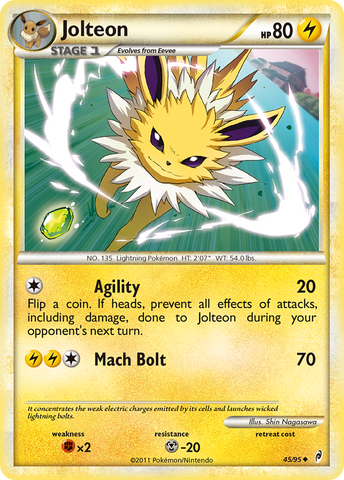 Jolteon (45/95) [HeartGold & SoulSilver: Call of Legends] - The Mythic Store | 24h Order Processing