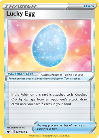 Lucky Egg (167/202) [Sword & Shield: Base Set] - The Mythic Store | 24h Order Processing
