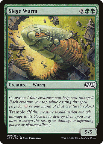 Siege Wurm [Magic 2015] - The Mythic Store | 24h Order Processing