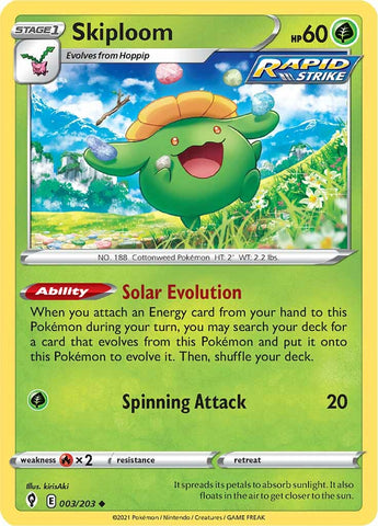 Skiploom (003/203) [Sword & Shield: Evolving Skies] - The Mythic Store | 24h Order Processing
