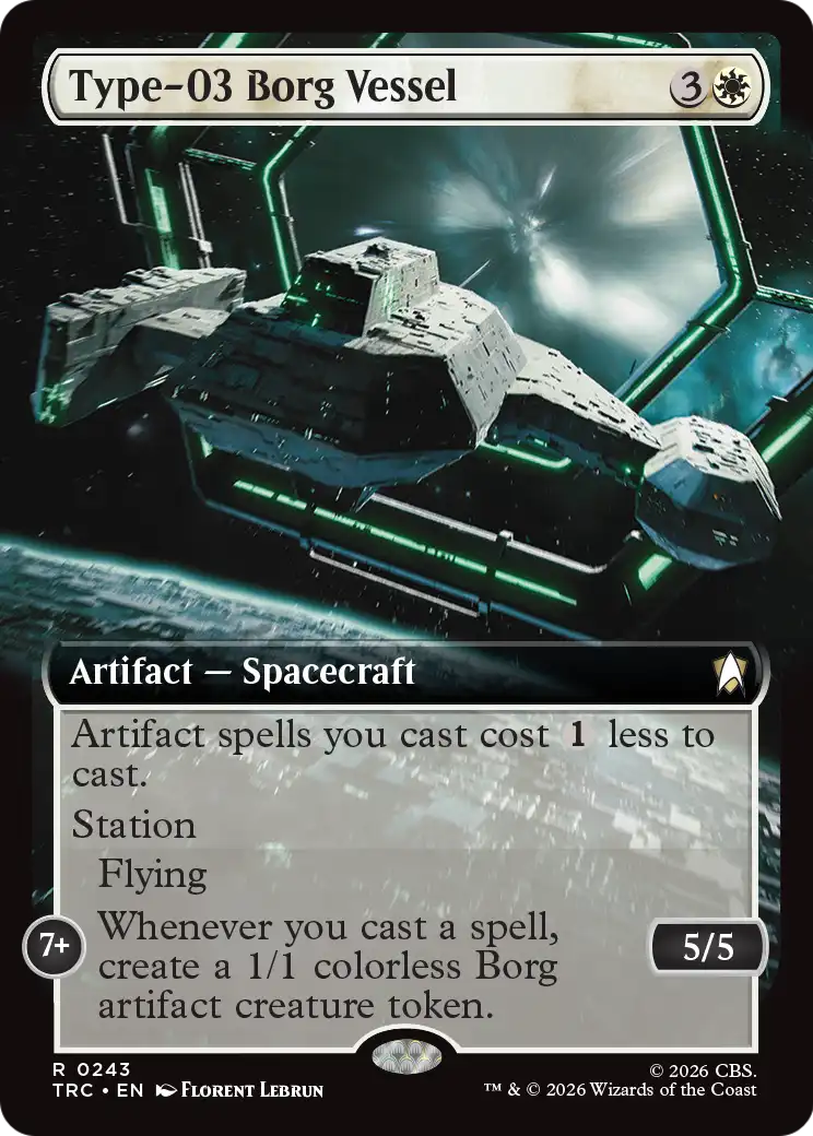 Type-03 Borg Vessel (Extended Art) [Star Trek Commander] - The Mythic Store | 24h Order Processing