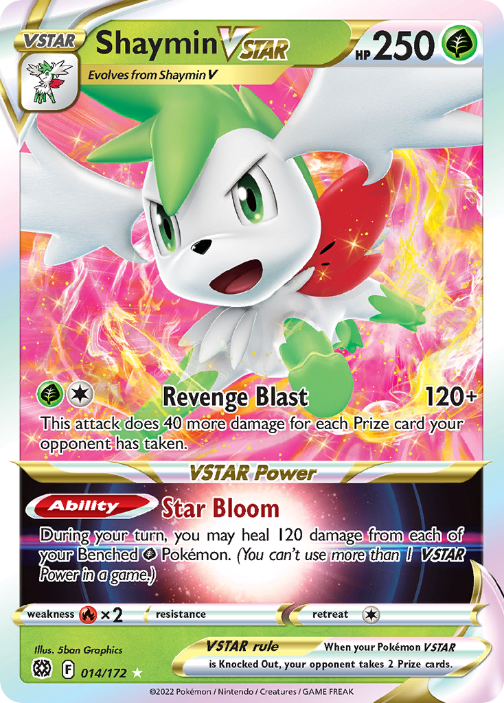 Shaymin VSTAR (014/172) (Jumbo Card) [Sword & Shield: Brilliant Stars] - The Mythic Store | 24h Order Processing