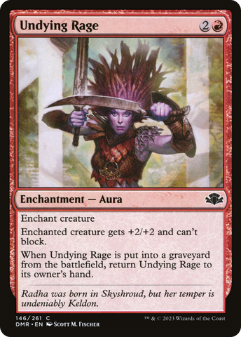 Undying Rage [Dominaria Remastered] - The Mythic Store | 24h Order Processing