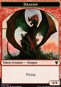 Dragon (006) // Gold Double-Sided Token [Commander 2017 Tokens] - The Mythic Store | 24h Order Processing