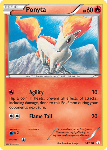 Ponyta (14/83) [XY: Generations] - The Mythic Store | 24h Order Processing