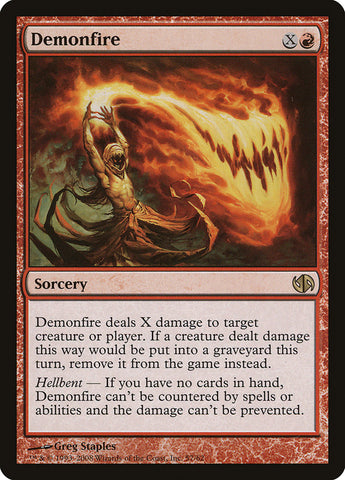 Demonfire [Duel Decks: Jace vs. Chandra] - The Mythic Store | 24h Order Processing