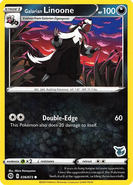 Galarian Linoone (036/073) (Eevee Deck) [Battle Academy 2022] - The Mythic Store | 24h Order Processing