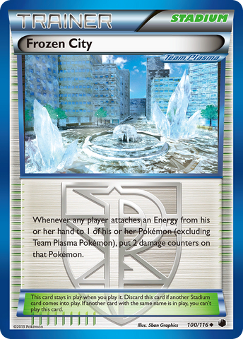 Frozen City (100/116) [Black & White: Plasma Freeze] - The Mythic Store | 24h Order Processing