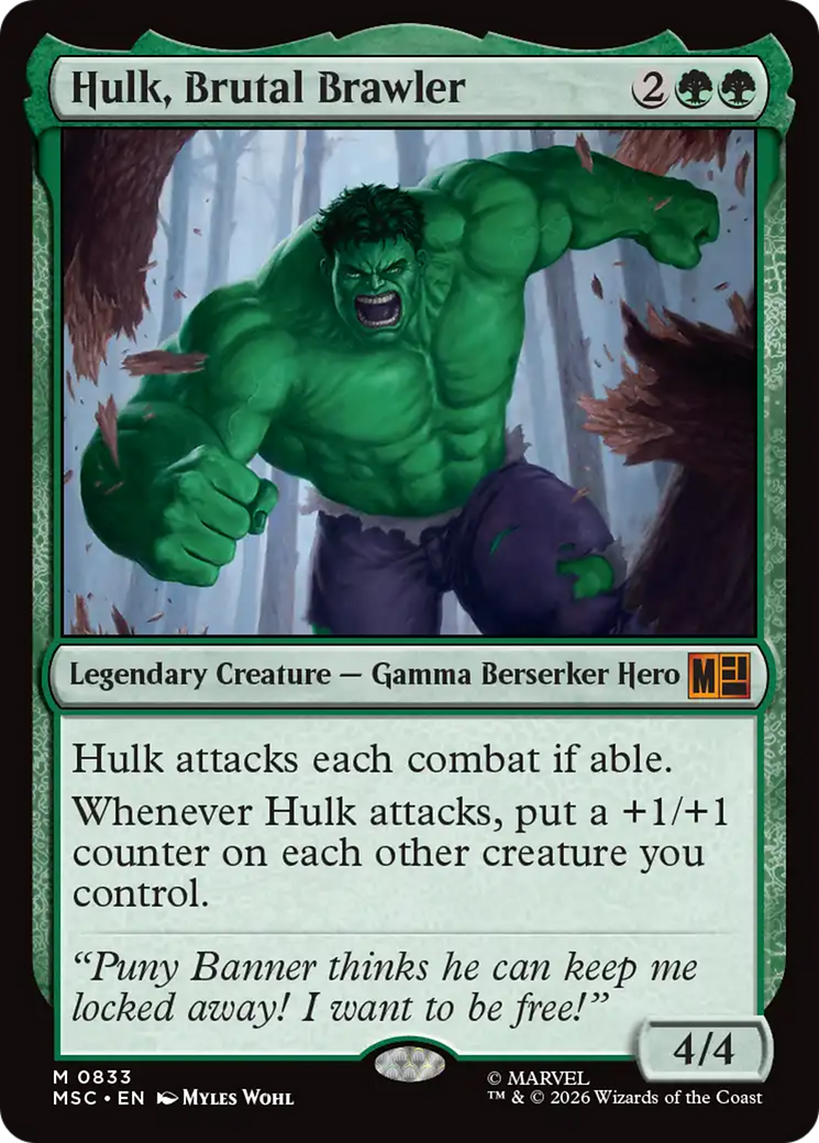 Hulk, Brutal Brawler [Marvel Super Heroes Commander] - The Mythic Store | 24h Order Processing