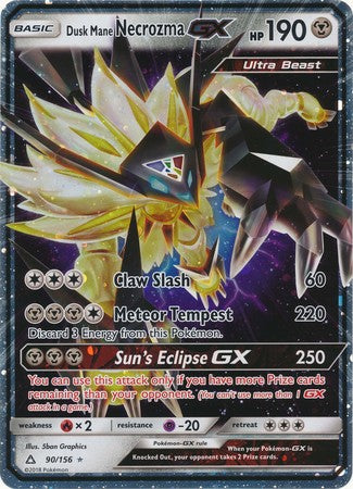 Dusk Mane Necrozma GX (90/156) (Jumbo Card) [Sun & Moon: Ultra Prism] - The Mythic Store | 24h Order Processing