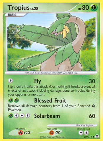 Tropius (52/111) [Platinum: Rising Rivals] - The Mythic Store | 24h Order Processing