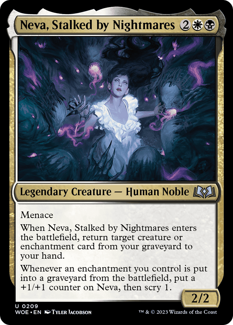 Neva, Stalked by Nightmares [Wilds of Eldraine] - The Mythic Store | 24h Order Processing