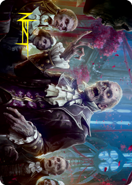 Undead Butler Art Card (Gold-Stamped Signature) [Innistrad: Crimson Vow Art Series] - The Mythic Store | 24h Order Processing