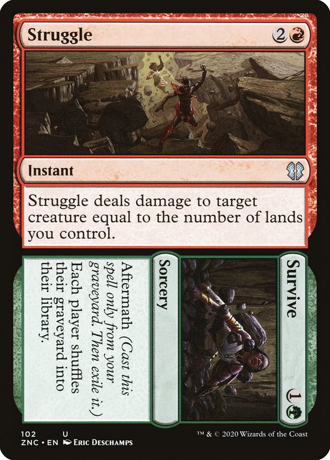 Struggle // Survive [Zendikar Rising Commander] - The Mythic Store | 24h Order Processing